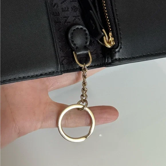 Kate Spade Small Bifold Black Keychain Wallet - Picture 9 of 12